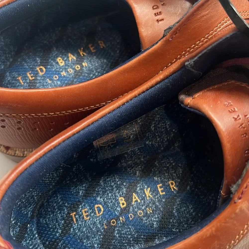 Ted Baker Men's Tan‎ Quidion Oxford Shoe Size 10 New